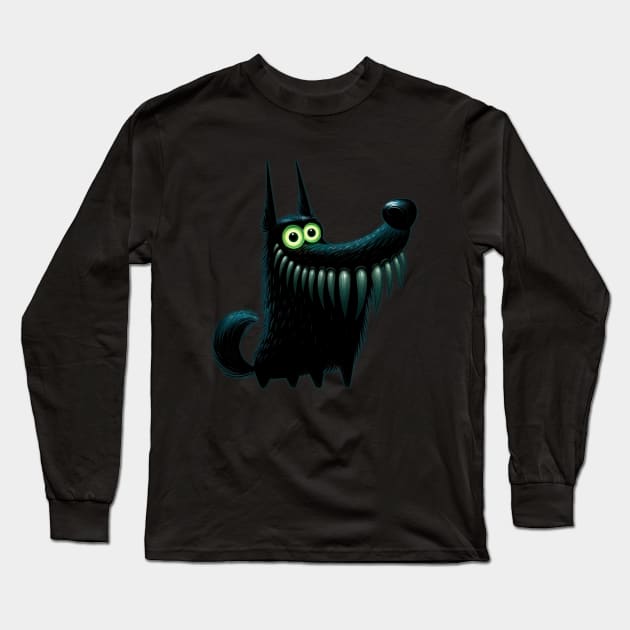 Spooky dog Long Sleeve T-Shirt by Helgar